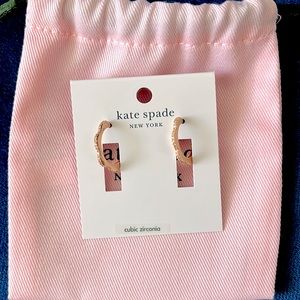 Kate Spade Rose Gold Earrings New